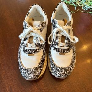 Madewell Kickoff Trainer Sneakers - Olive Grove Multi. Size 8.5